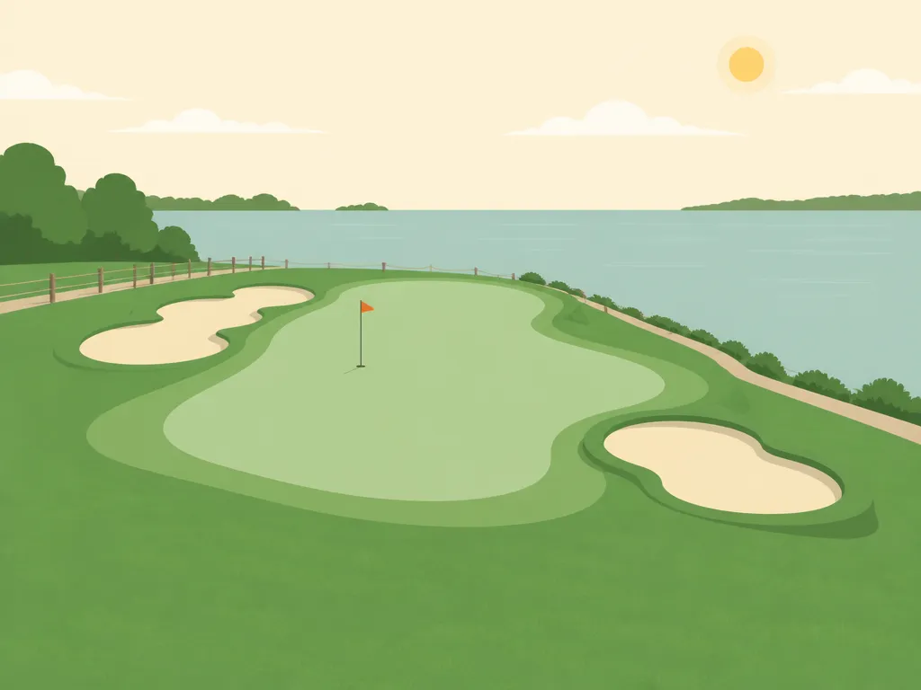 Illustration of Carl Dickman Par 3 Golf Course