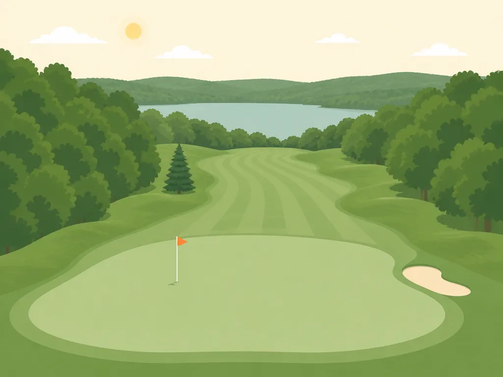 Illustration of Arrowhead Creek on Waneta Lake
