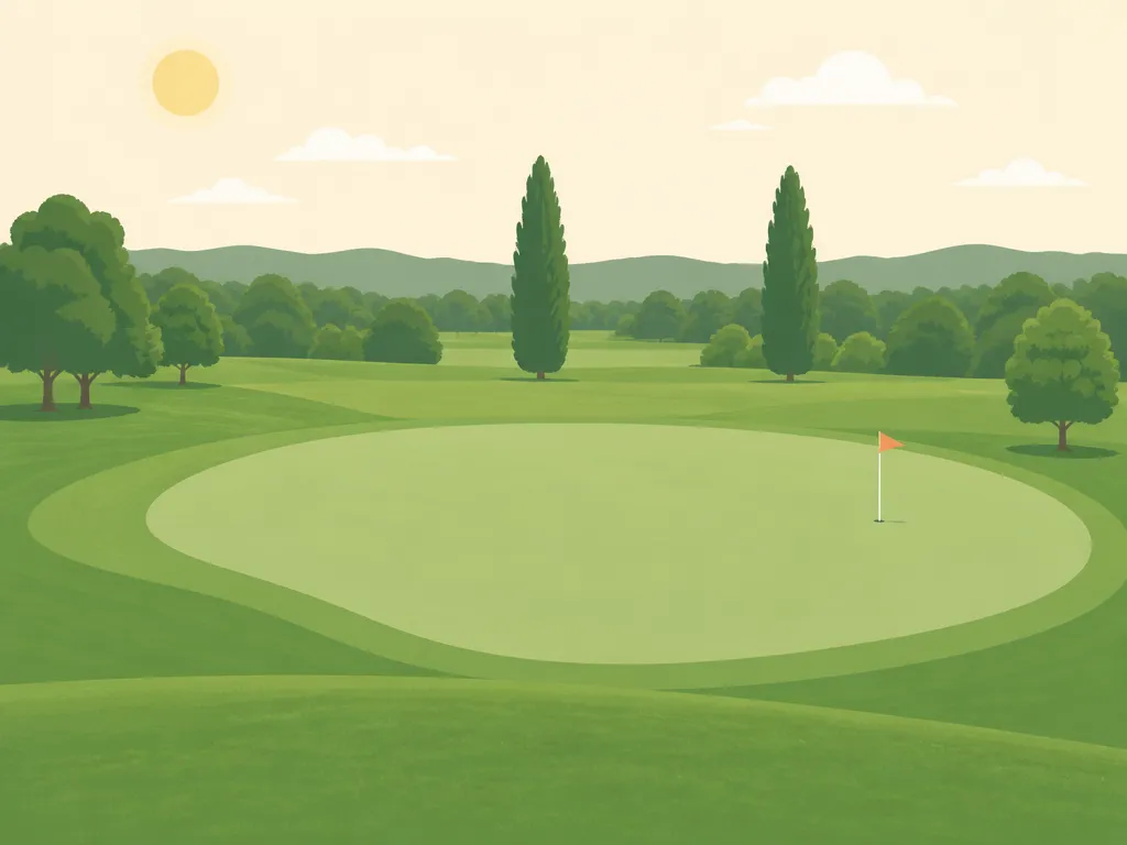 Illustration of Twin Creeks Golf Course