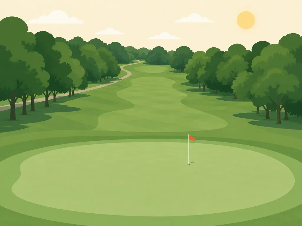 Illustration of Genesee Valley Golf Course (South)