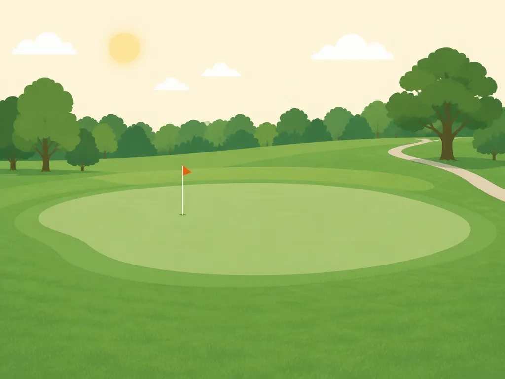 Illustration of Lake Ridge Golf Course