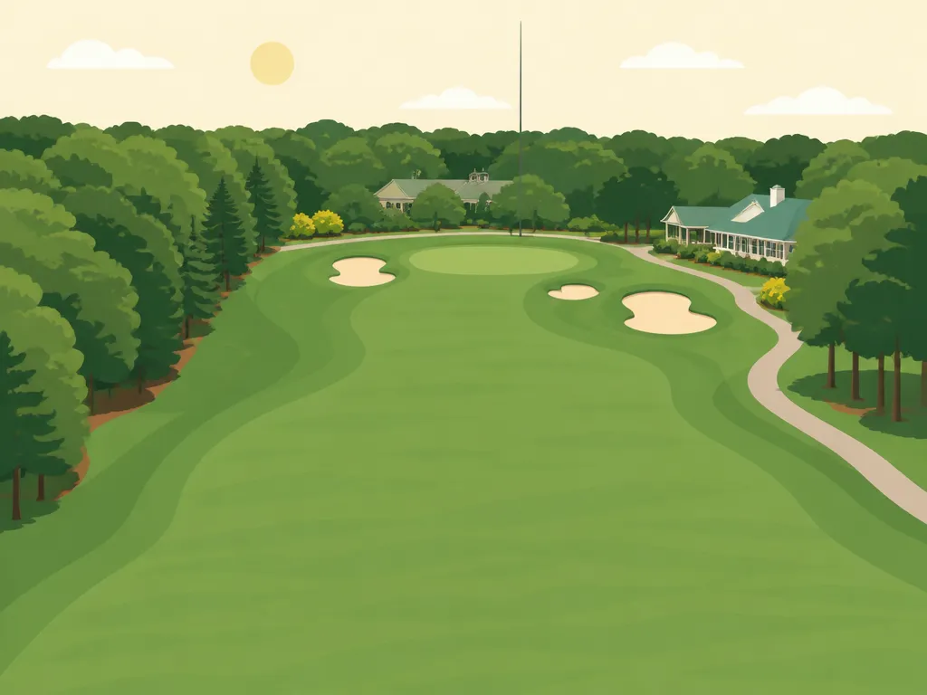 Illustration of Dennis Pines Golf Course