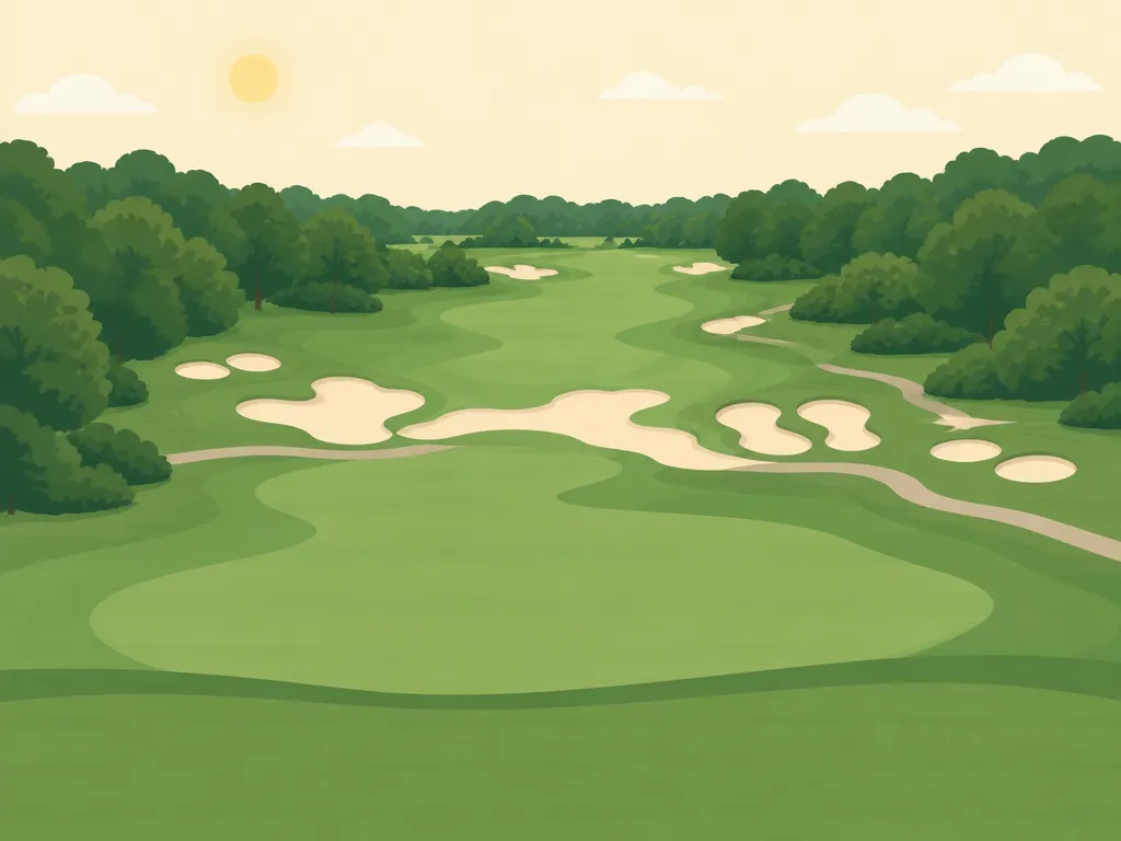 Illustration of Victoria Hills Golf Club