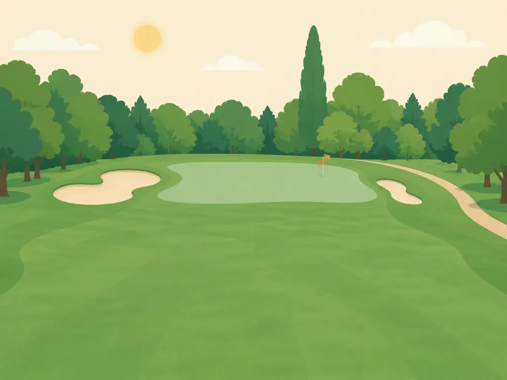 Illustration of Jefferson Park Golf Course (Par 3)