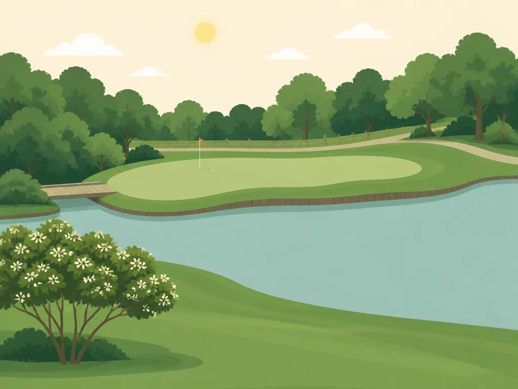 Illustration of Glen Oaks Golf Club