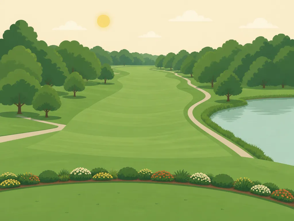 Illustration of Valley View Golf Course