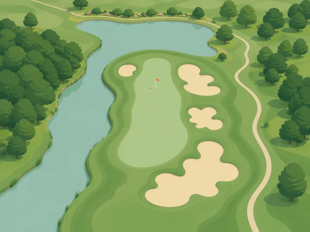 Illustration of Evian Resort Golf Club (Champions)