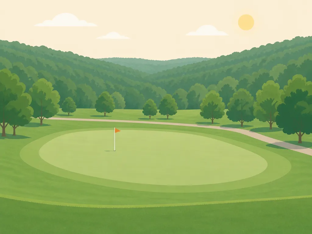 Illustration of Apple Mountain Golf Course
