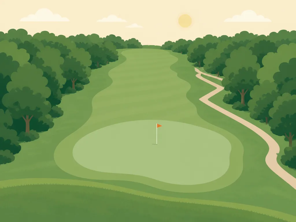 Illustration of Applewood Hills Golf Course