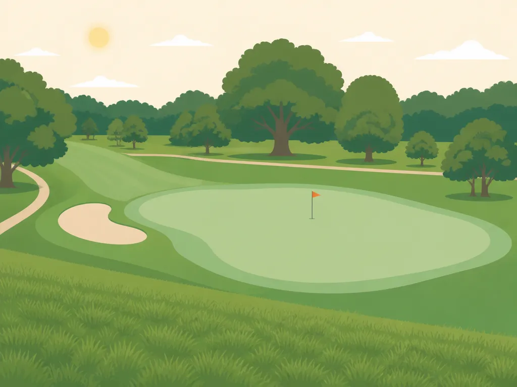Illustration of Glen Cove Golf Club