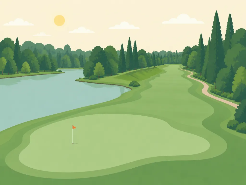 Illustration of Mint Valley Golf Course
