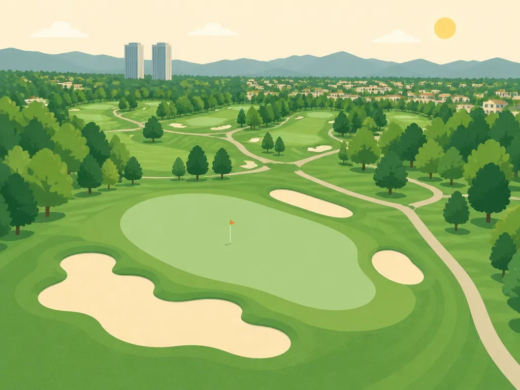 Illustration of Lakeside Golf Club