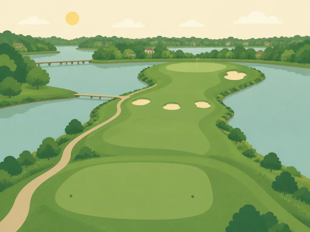 Illustration of Lost Marsh Golf Course