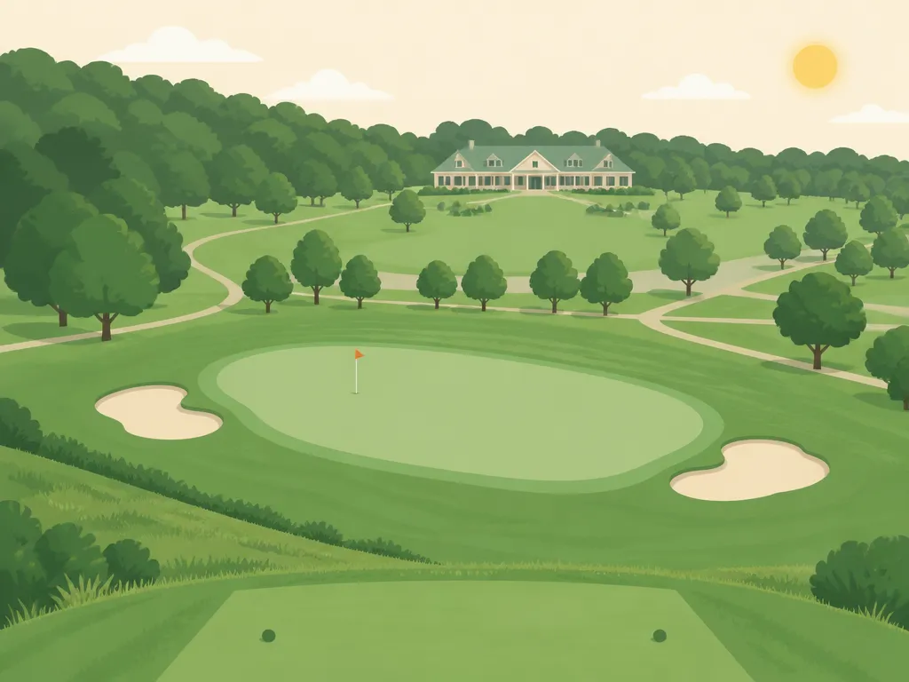 Illustration of Milestone Golf Course