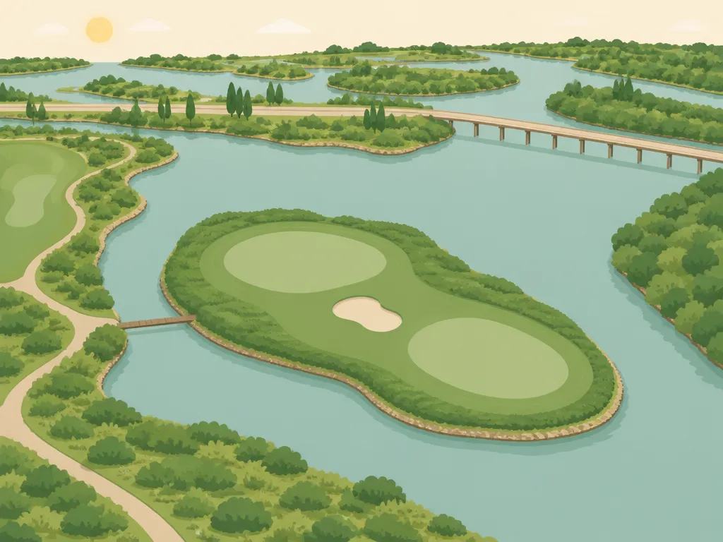 Illustration of Fossil Island Golf Club