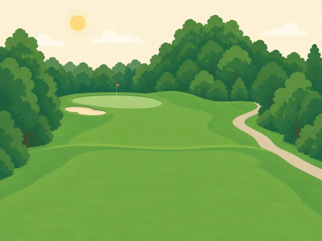 Illustration of Quinton Oaks Golf Course