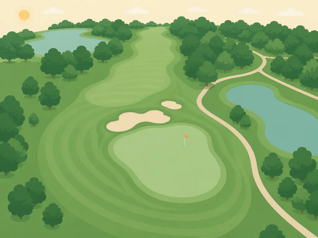 Illustration of Cinder Ridge Golf Course