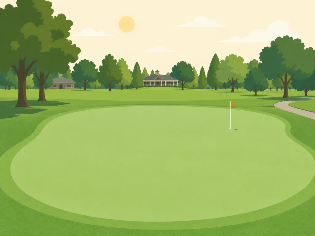 Illustration of Emerald Lakes Golf Course