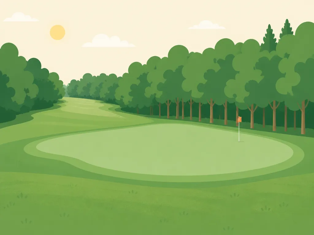 Illustration of Blueberry Pines Golf Club