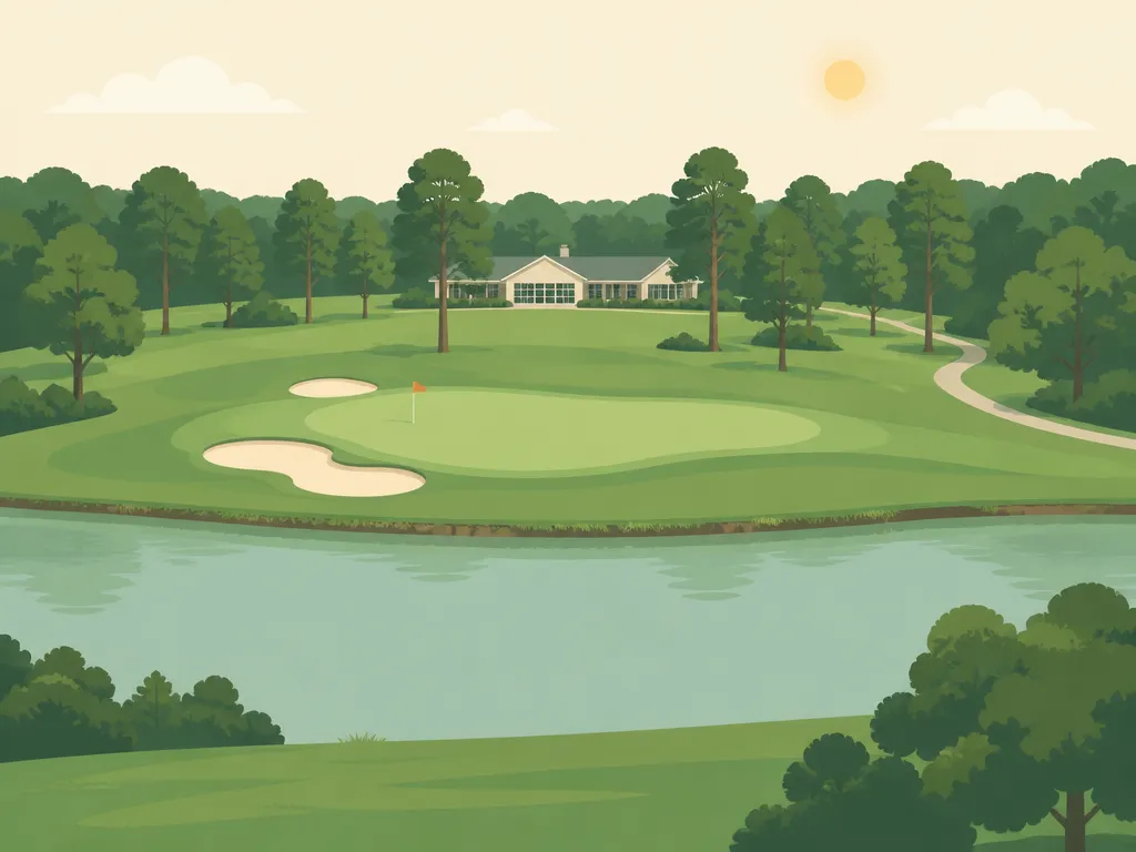 Illustration of Quail Hollow Golf Course