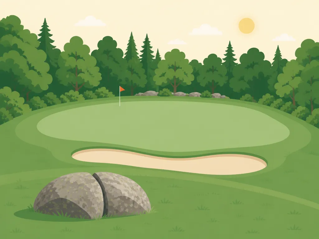 Illustration of Delphi Golf Course
