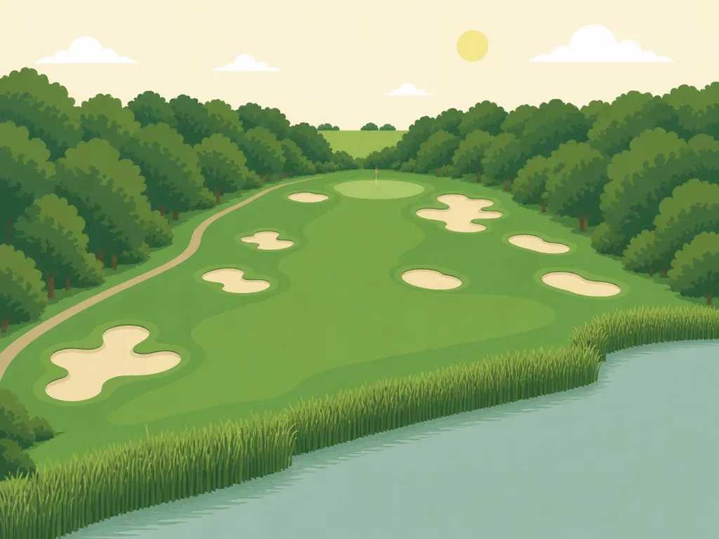 Illustration of Infinitum Golf - Lumine Mediterránea (Ruins)