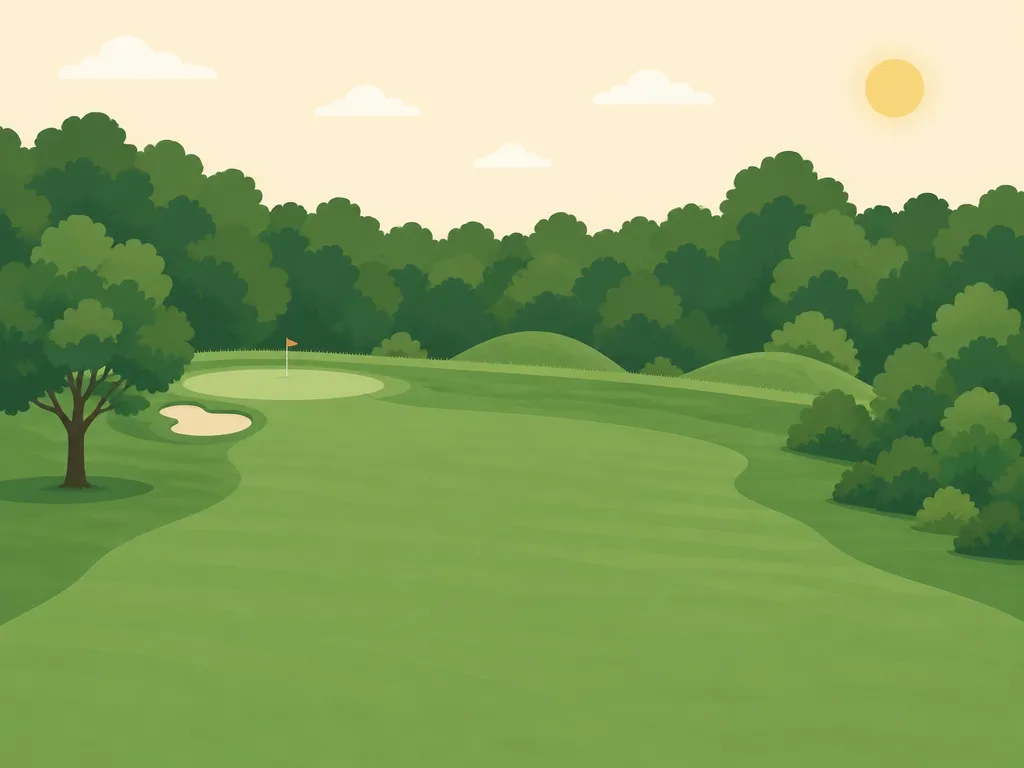 Illustration of Pudding Ridge Golf Course