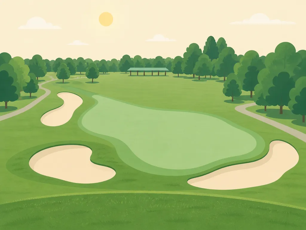 Illustration of Old Wayne Golf Course - West Chicago