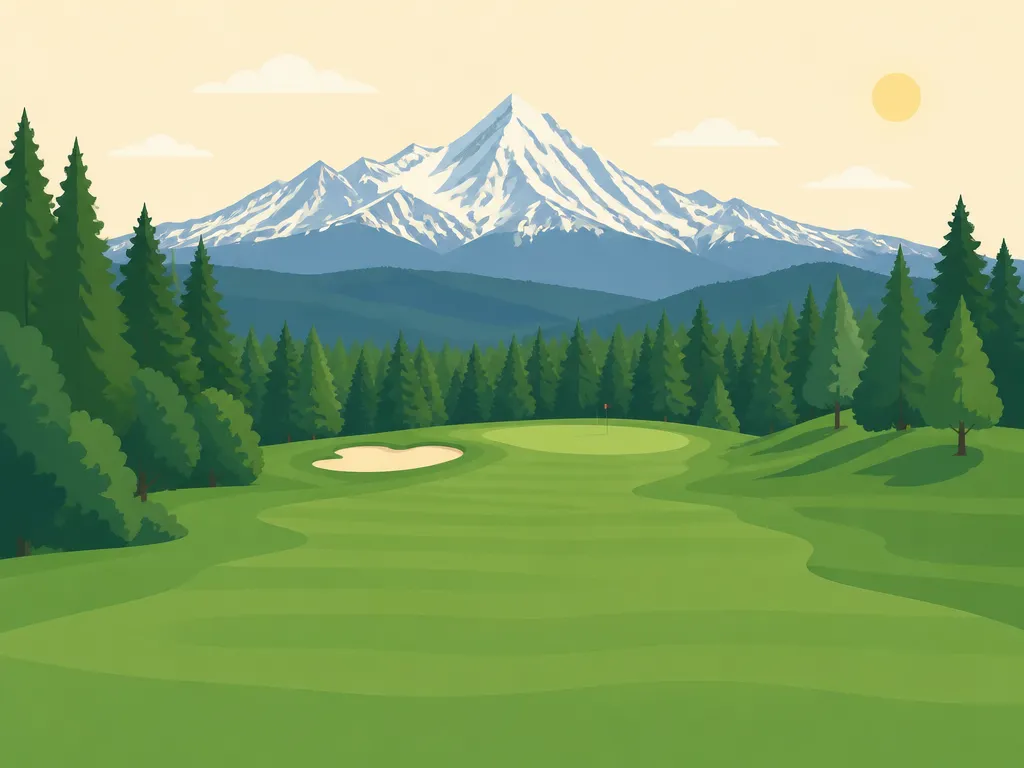 Illustration of Mount Shasta Resort