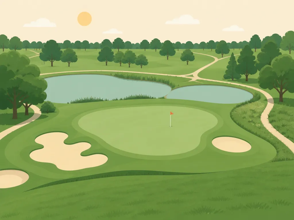 Illustration of Green Hills Golf Club