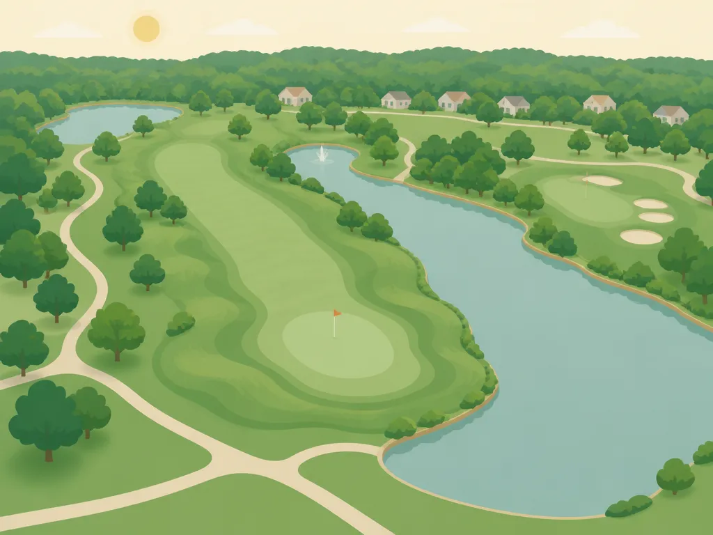 Illustration of Tashua Knolls Golf Course (Tashua Glen)