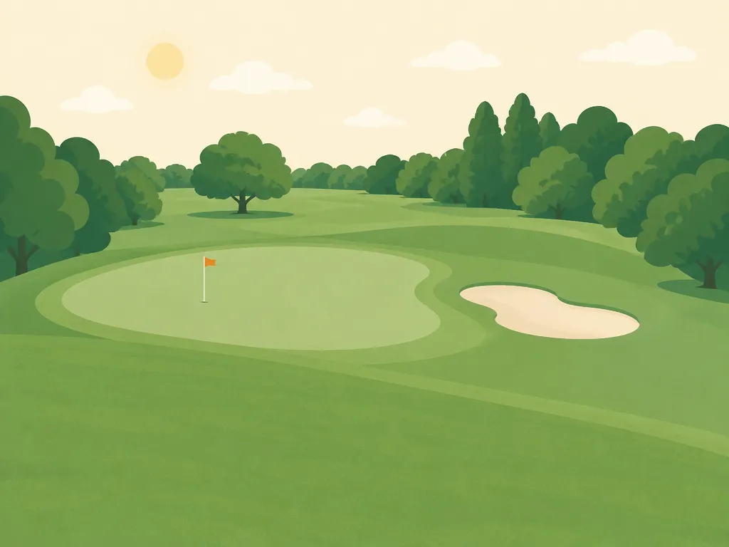 Illustration of Alvin C. Ruxer Park Muncipal Golf Course