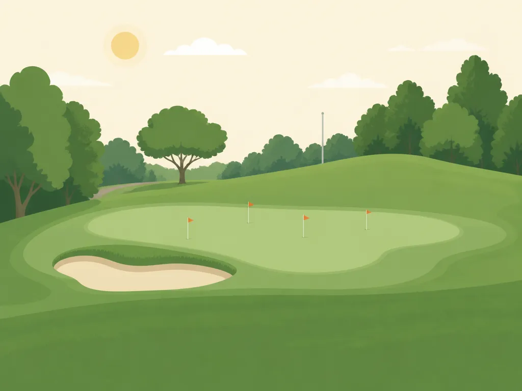 Illustration of Indian Trails Golf Course