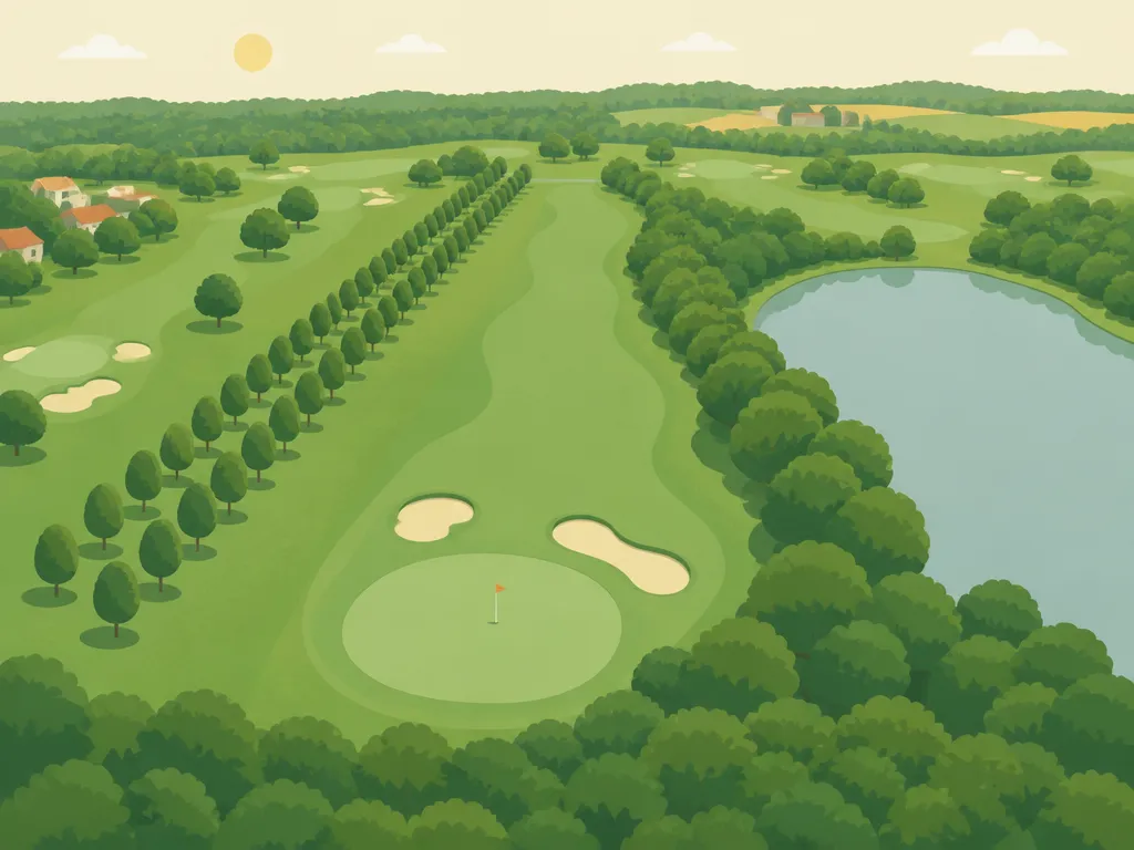 Illustration of Achimer Golfclub (9h)