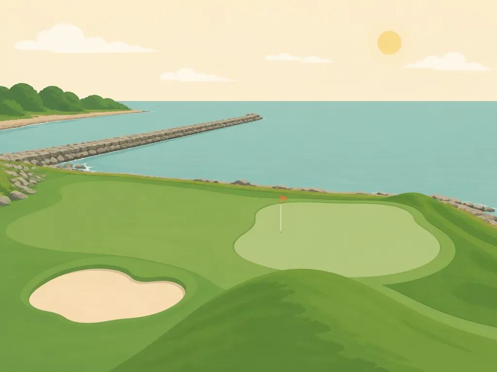 Illustration of Sakonnet Golf Club