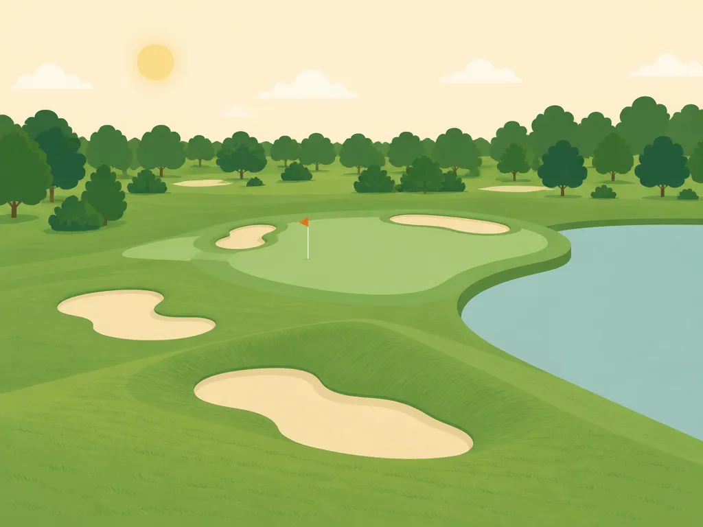 Illustration of The Rail Golf Course