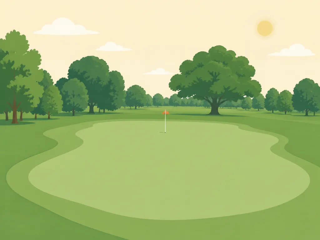 Illustration of Cassell Creek Golf Course
