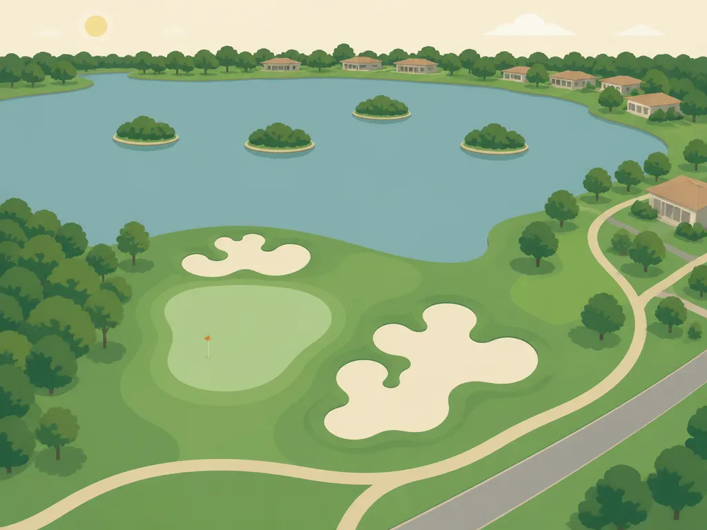 Illustration of Charlotte Harbor National Golf Club at Bobcat Trail
