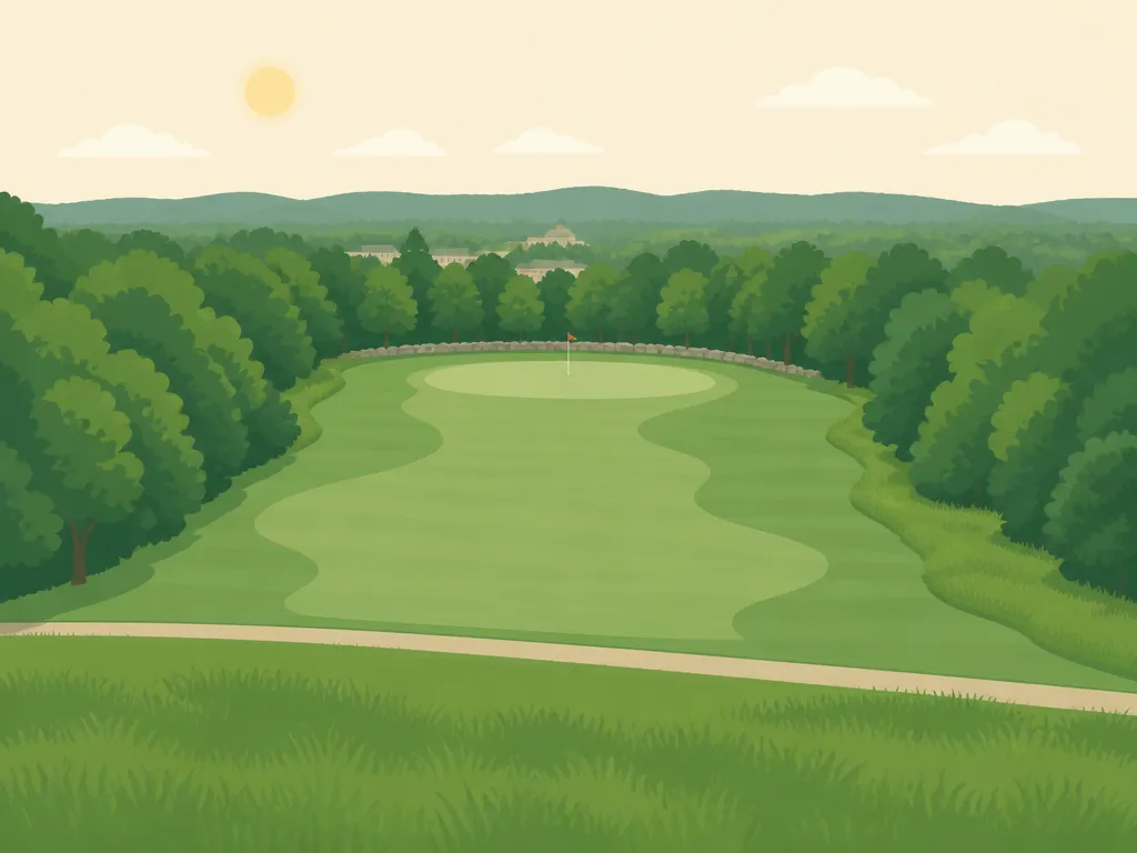 Illustration of Sunset Hill Golf Club