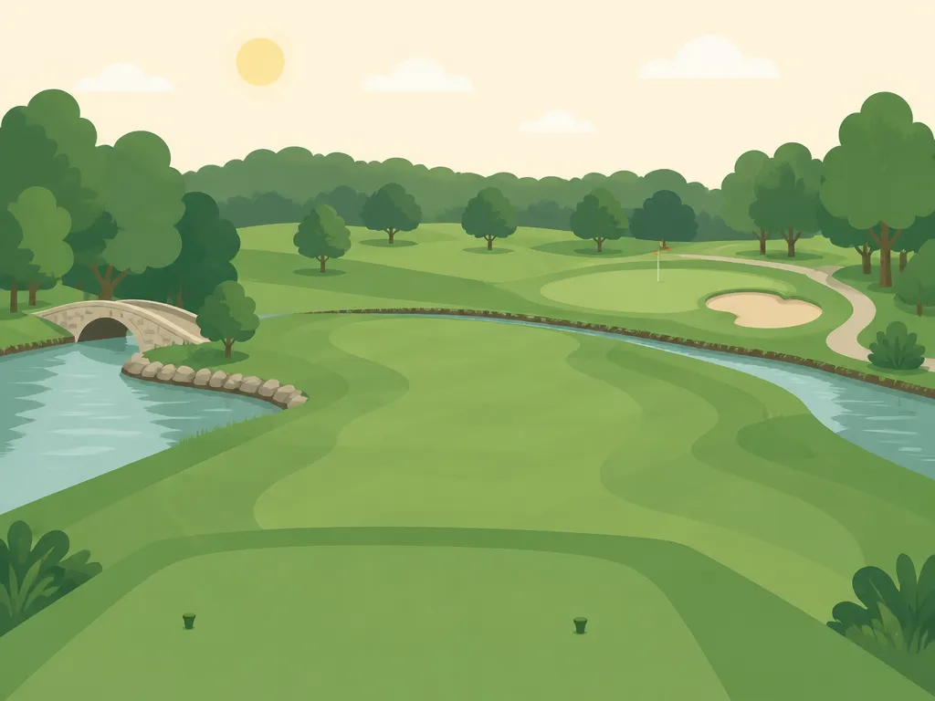 Illustration of Grassy Lane Golf Club