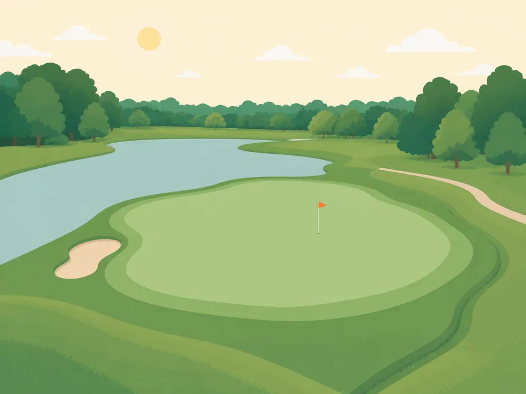 Illustration of River Oaks Golf