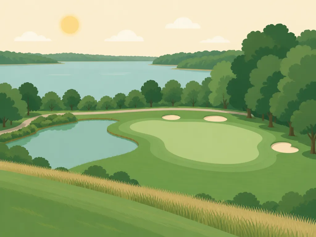 Illustration of Paw Paw Lake Golf Club