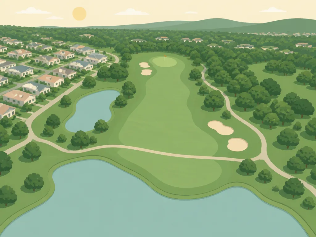 Illustration of Emerald Lakes Golf Club