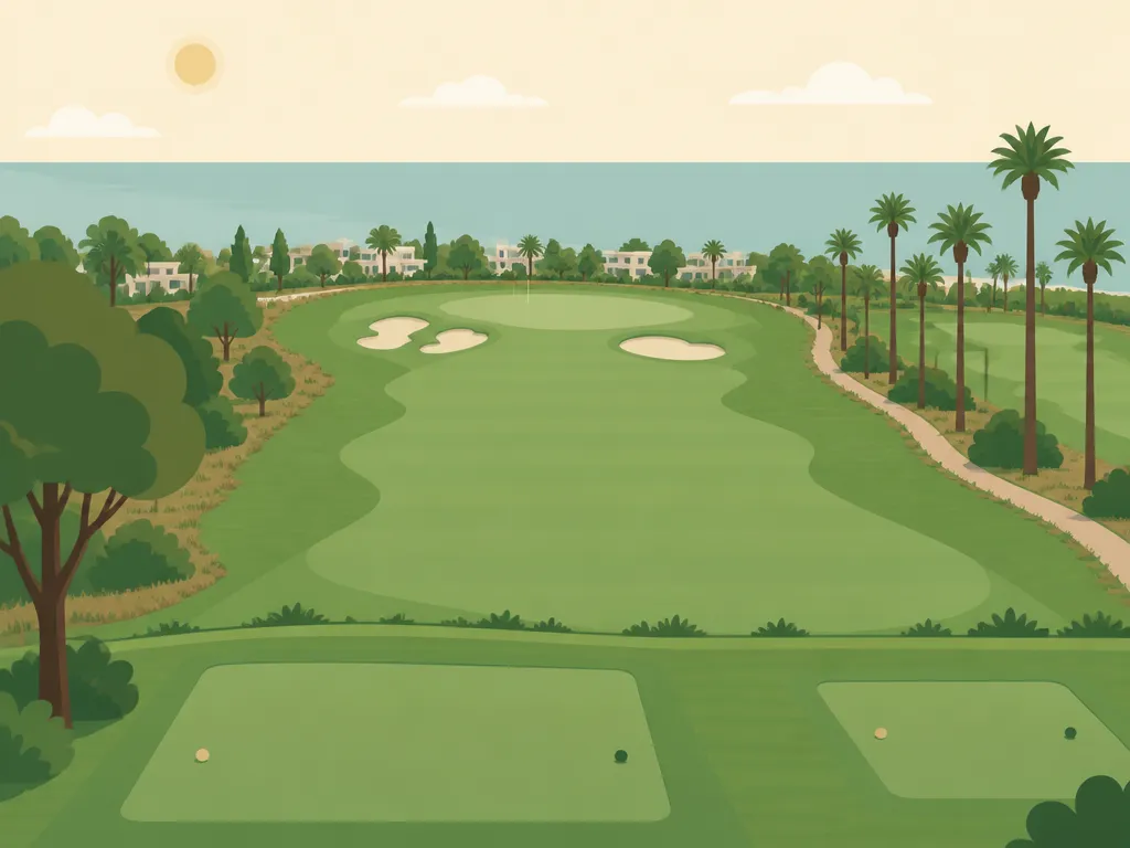 Illustration of Alborán Golf