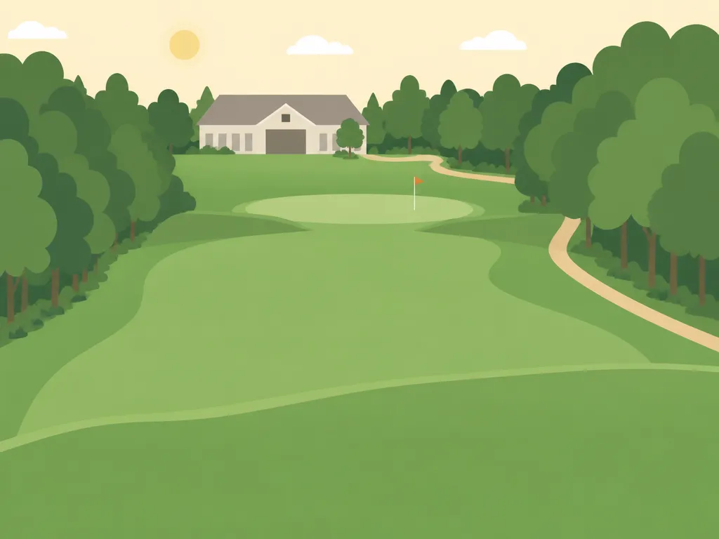 Illustration of Pine Valley Golf Links
