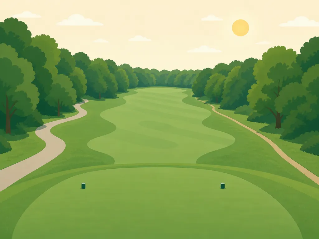 Illustration of Simsbury Farms Golf Course