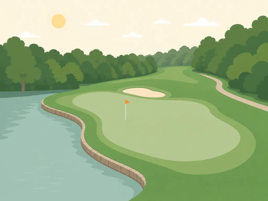 Illustration of RTJ Golf Trail at Lakewood Golf Club (Azalea)