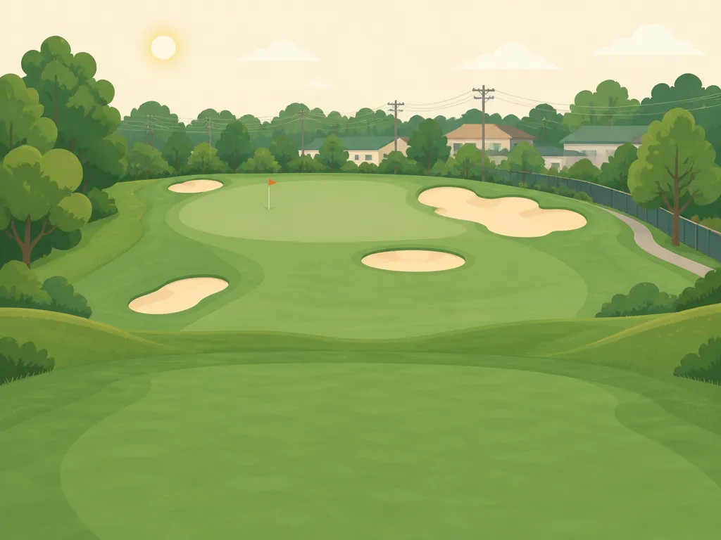 Illustration of Cumberland Country Golf Club (Front 9)