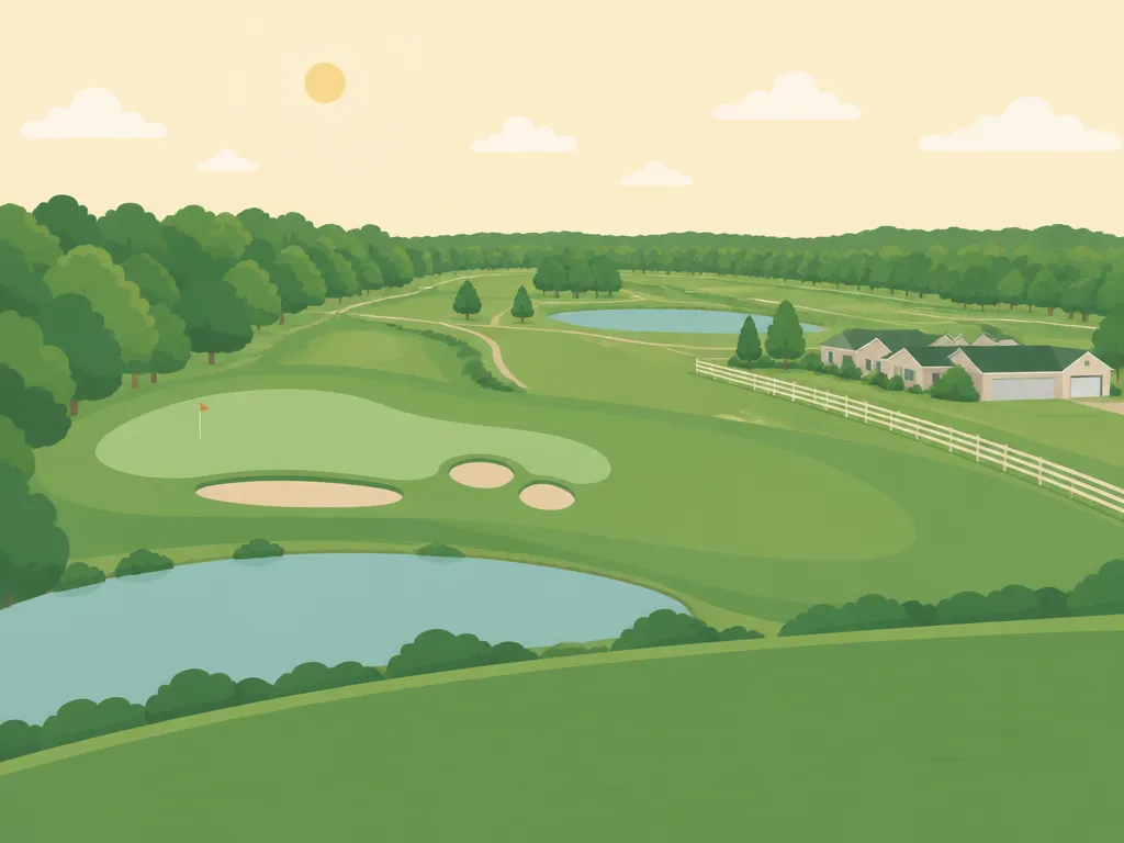 Illustration of Sonny's Par 3 and Driving Range