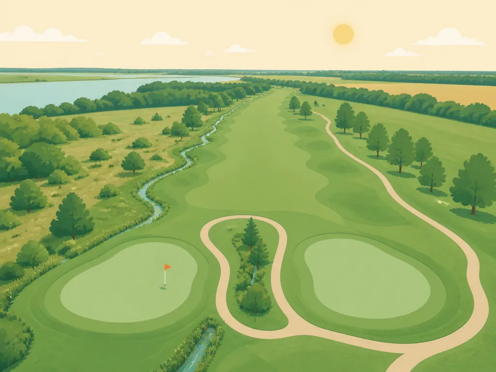 Illustration of Meadow Creek Golf Course